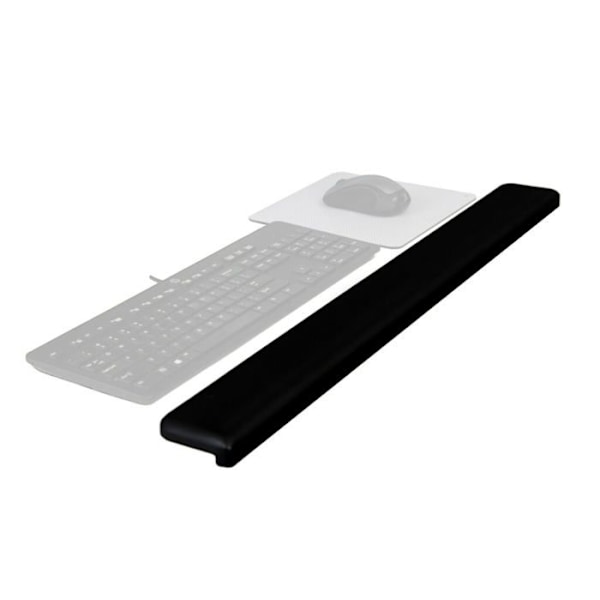 3m - WR200B - Gelhandstöd för stående skrivbord för olika arbetspositioner Svart 76,5 x 2,5 x 8,3 cm