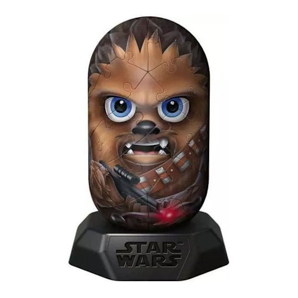 Pussel 3D - RAVENSBURGER - Chewbacca - 54 bitar - Mått: 8x8x12,1 cm - Tema: Star Wars