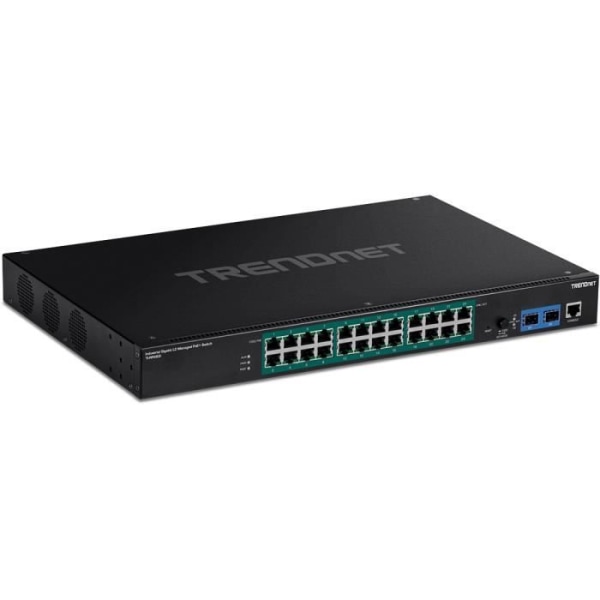 TRENDNET TI-RP262I Network Switch Managed Gigabit Ethernet (10-100-1000) Eteranslutning Svart