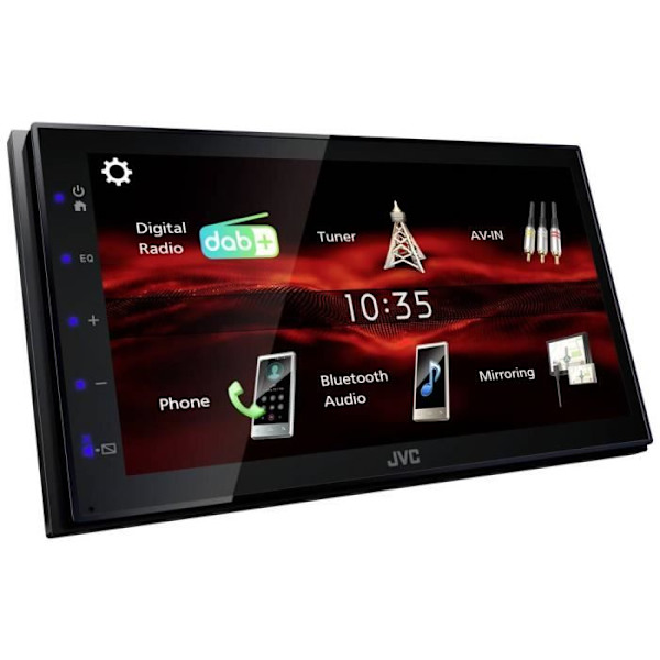 Ampli-tuner multimedia - JVC - KWM180DBT - 2 DIN - Bluetooth - DAB+ - Backkamera