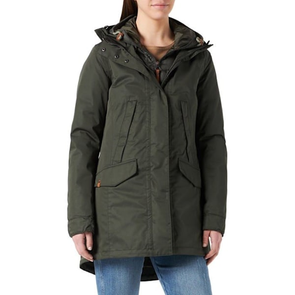 Kappa - ärtrock - överrock Camel aktiva damkläder - 3109946408 - Mantel, Dark Khaki, 38 Damer Mörk Khaki 38