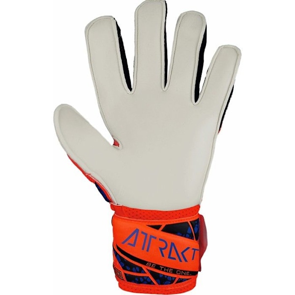 Målvaktshandskar - Reusch - Attrakt Solid - Orange - Barn - Hållbara och flexibla hyper orng/elec blå 8