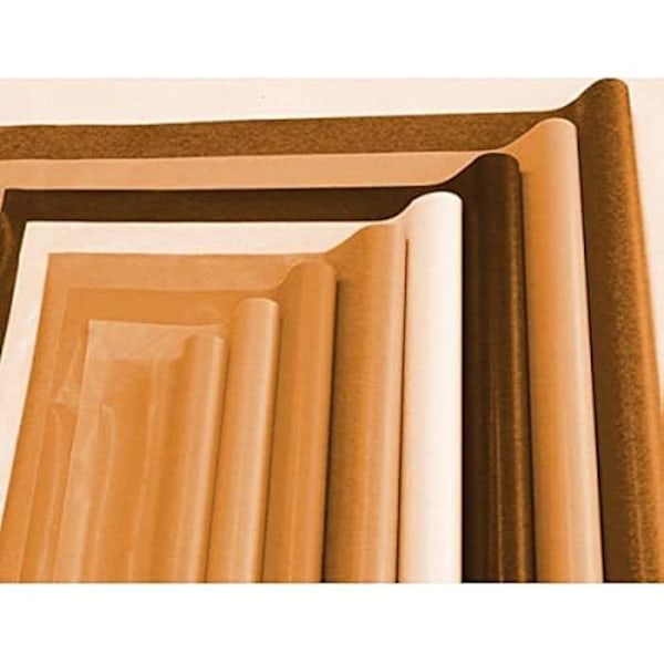 Papier - LIDERPAPEL - 917402 - 1x10m - 65g/m2 - Brun Rulle kastanj