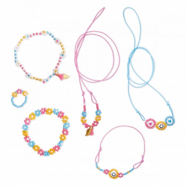 6 BJJOUX FLEURS EN PERLES Flerfärgad