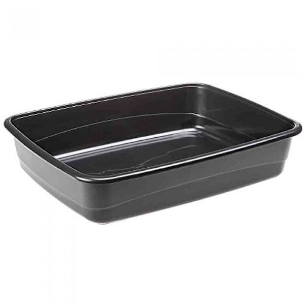 Kattlåda - FERPLAST - NIP 30 - Svart - 64,5 x 49,5 x 14,5 cm - Lätt att rengöra