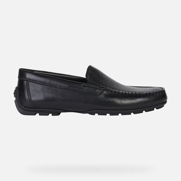 Loafers - Geox - U MONER 2FIT - Läder - Herr - Svart Svart 41 1/2