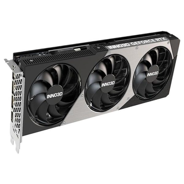 Grafikkort - INNO3D - GeForce RTX 5070 Ti X3 OC - 16GB GDDR7 - Ray Tracing - DLSS 4 Svart, Grå
