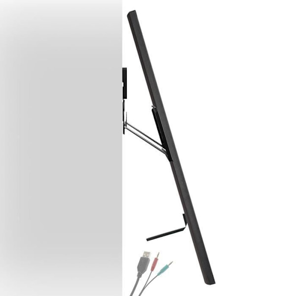 Ultraplatt väggfäste för Maclean MC-481 TV, 37-80", max VESA 600x400