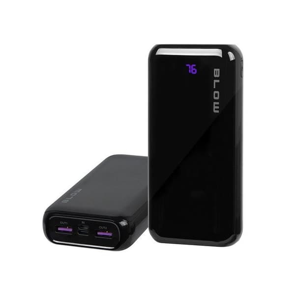 Extern batteri - BLOW - 81-152 - 20000 mAh - 4 enheter - USB Type-C Vit