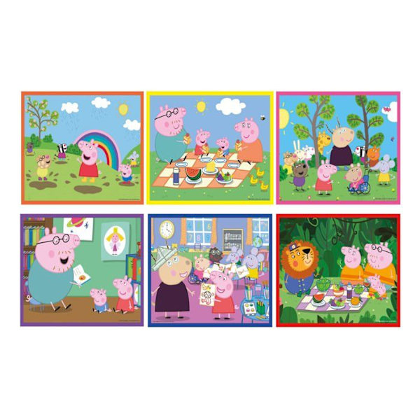 Clementoni - 41195 CLM - ROTERANDE BLOCK 12EL PEPPA PIG CLM 41195 WB
