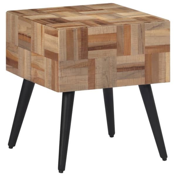 vidaXL Sidobord 40x40x45 cm Solid Reclaimed Teak 358522