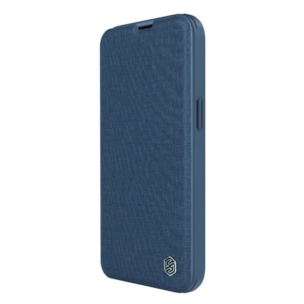 Nillkin QIN CLOTH PRO CASE FÖR IPHONE 14 PLUS KAMERAHUS HOLTARDECKNING MED FLIP BLÅ