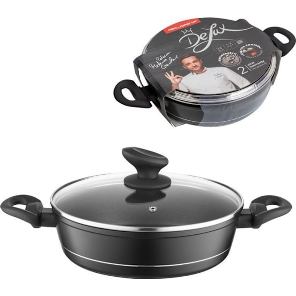 Vas - soliflore Florina Kruka låg i aluminium Delux av Mateusz Gessler 24 cm 2,3 l