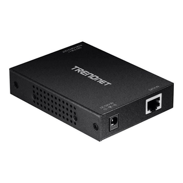 TRENDNET TPE-117GI POE-injektor - 52 V DC, 1,38 A-utgång - 1 Gigabit Ethernet-ingångsport(ar) - 1 Gigabit Ethernet-utgång(ar)