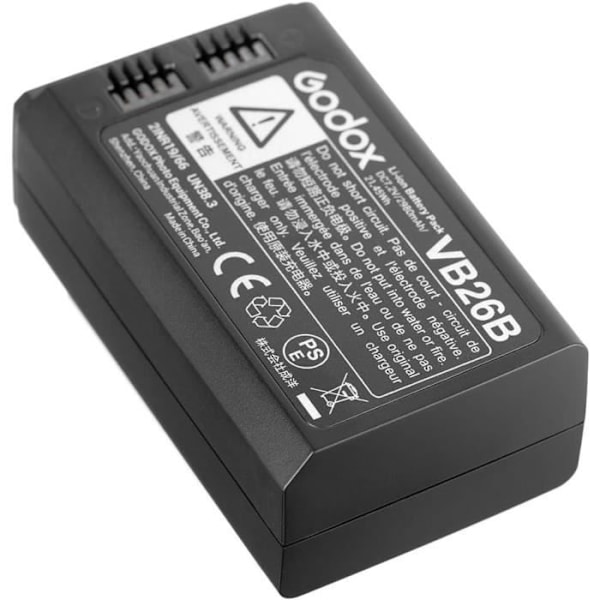 Batteri - Godox - VB26A - Litiumjon - Hög kapacitet - Uppladdningsbar