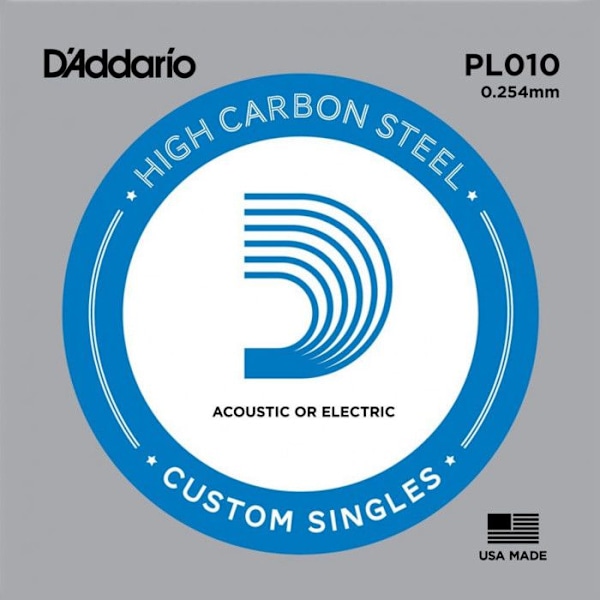 D'addario PL010 - Retail 010 Elgitarrsträng - massivt stål