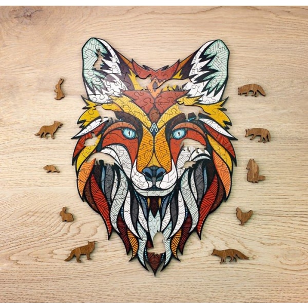 Pussel Ewa eco-wood-art - FOX L trälåda