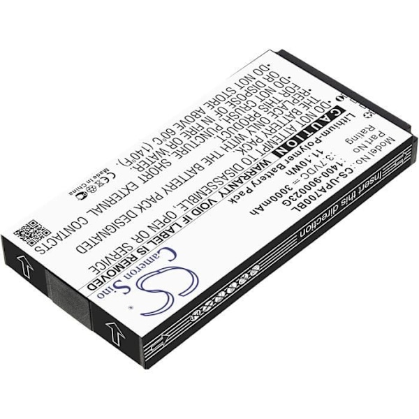 Batteri Techtek 3000mAh Svart Li-Polymer