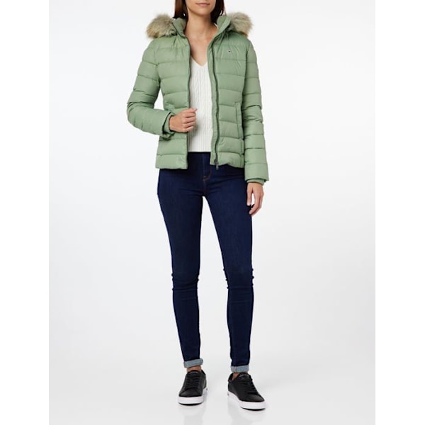 Tommy jeans dunjacka - DW0DW08588 - Dam Basic vinterdunjacka Grön S