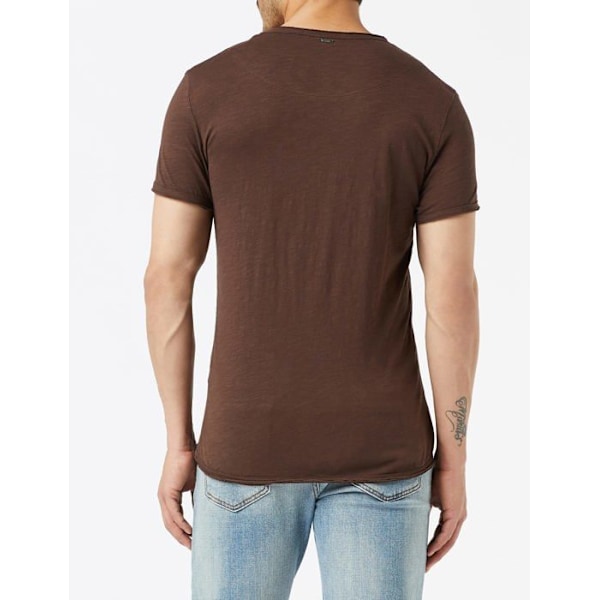 Key largo T-shirt - T00621 - Pain Nouveau Rond T-shirt herr Hot Fudge Brown XL