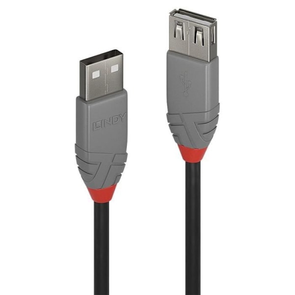 USB 2.0 typ A förlängningskabel - Anthra Line - 3m - LINDY