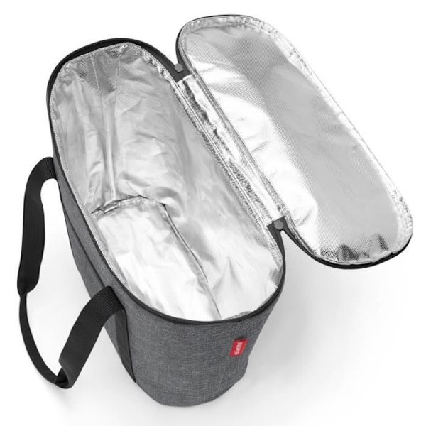 Kylväska - REISENTHEL - Thermoshopper - 38 cm - Twist silver - Termofoder av aluminium Twist silver
