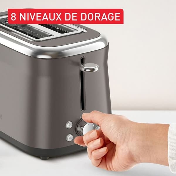 Tefal brödrost 2 skivor Collection TT720EE0 Grå