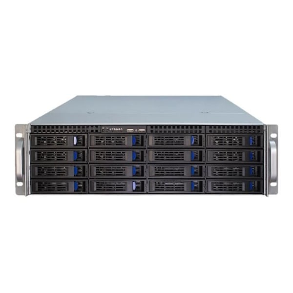 Inter-Tech IPC 3U-3416 Rackmonterbar 3U SSI EEB ingen USB-strömförsörjning Svart
