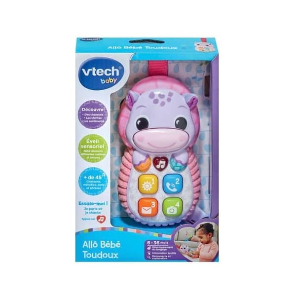 VTECH-ALLO BABY TOUDOUX ROSA Ros