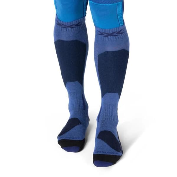 Strumpor X-Socks Discover blå blomma/marin 42/44