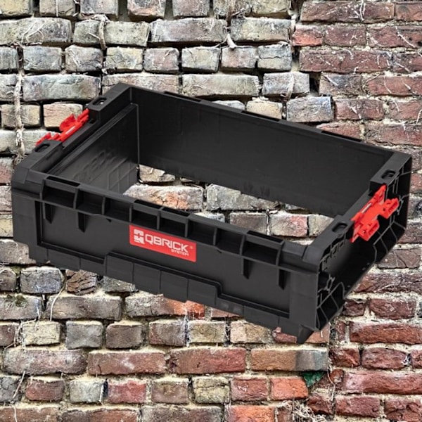 Modulär Verktygslåda - Qbrick System - Box Extender 2.0 - Stapelbar - 450x310x151mm - 9L