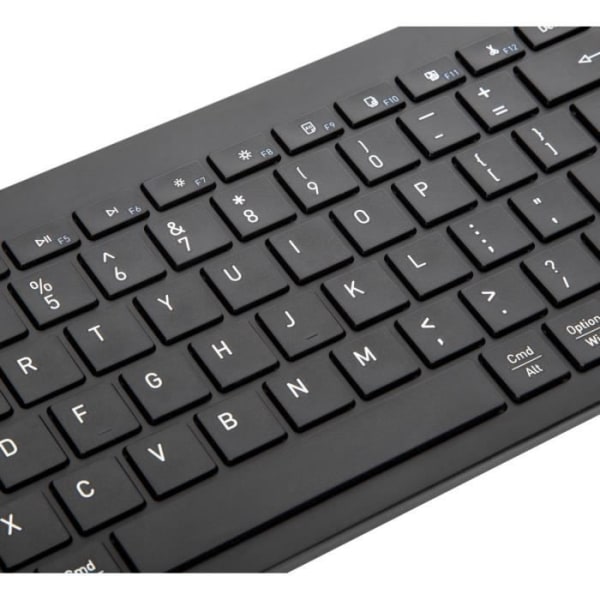 Targus Full-Size Multi-Device - Tangentbord - antimikrobiell - trådlös - Bluetooth 5.1 - Nordic - svart