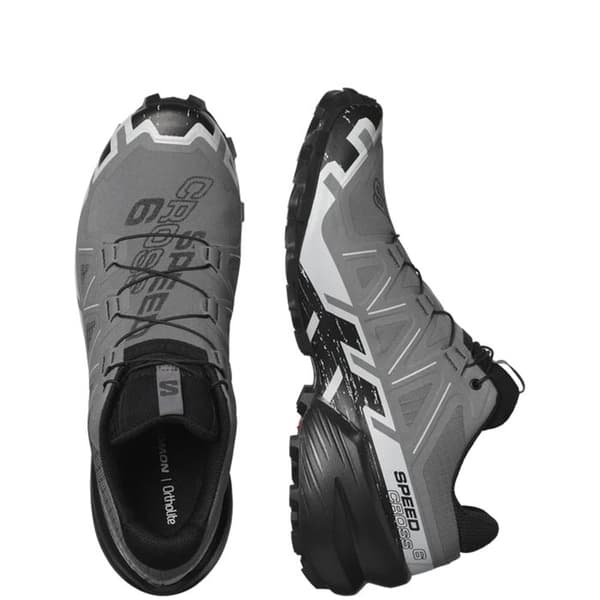 SALOMON Speedcross 6 Traillöparskor för män Grå - Quicklace System Grå 44