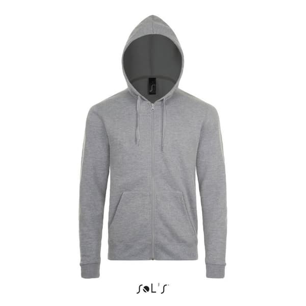 Sol's Stone hoodie - grå melerad Ljunggrå M