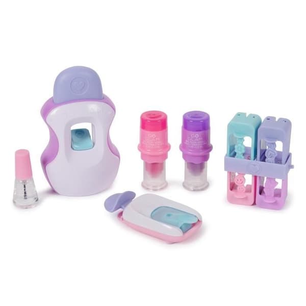 SPIN MASTER COOL MAKER - Go Glam Nail Studio Box Vitt, lila och rosa