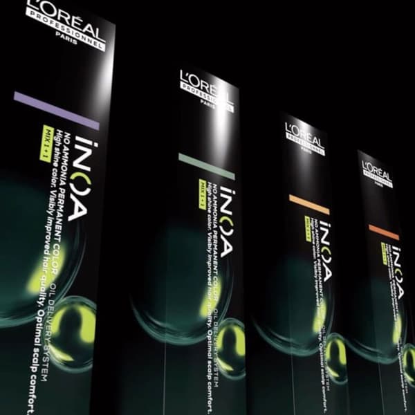 L'Oréal Professionnel Paris - Ammoniakfri Oxidationsfärg Inoa - 8.21 : Ljus Askblond - 60ml
