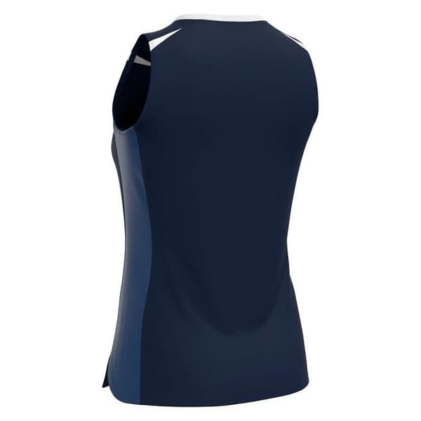 Damlinne Macron Lily marin/vit XL