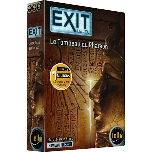 EXIT: The Game - The Tomb of the Pharaoh - Brädspel Escape Games - IELLO Flerfärgad