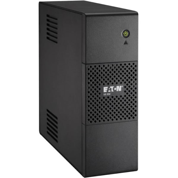 Tower UPS - Eaton - 5S - Line-Interactive UPS - 550VA - 4 IEC 10A-uttag - Överspänningsskydd - USB-port - 5S500I Svart