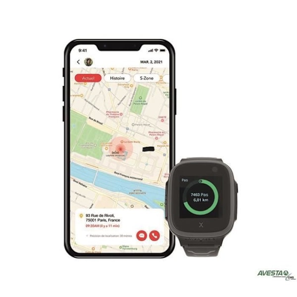 XPLORA - X5 Play Smartwatch för barn - SVART