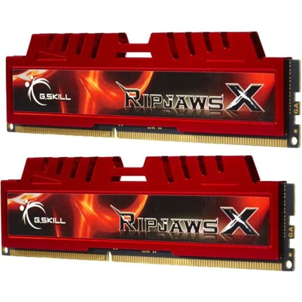 GSKILL - PC RAM-minne - Ripjaws X - 8GB (2X4GB) - 1600MHz - DDR3 - CAS 9 (F3-12800CL9D-8GBXL)