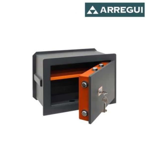 Inbyggd säkerhetsskåp - ARREGUI - Plus C - 260x360x220mm - Låsolyft - Anti-borrskydd Grå