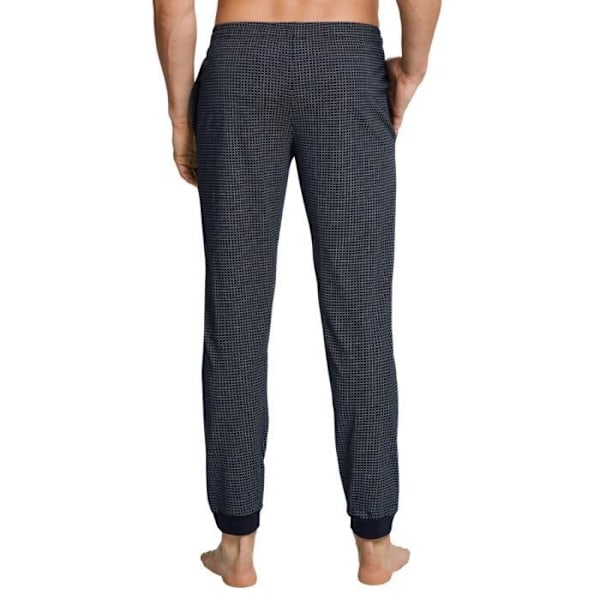 Långa pyjamasbyxor Herr Mix & Relax - SCHIESSER - Mönstrad mörkblå - Bekvämt elastiskt midjeband Mönstrad i mörkblått XL