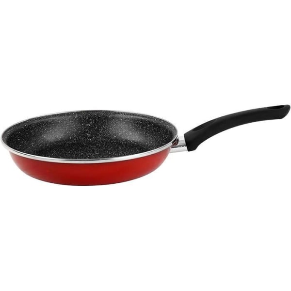 Set 3 stekpannor 20-24-28cm, induktion, STONE Non Stick PFOA-fri Magefesa K2 RojopotenciaRojo 53549