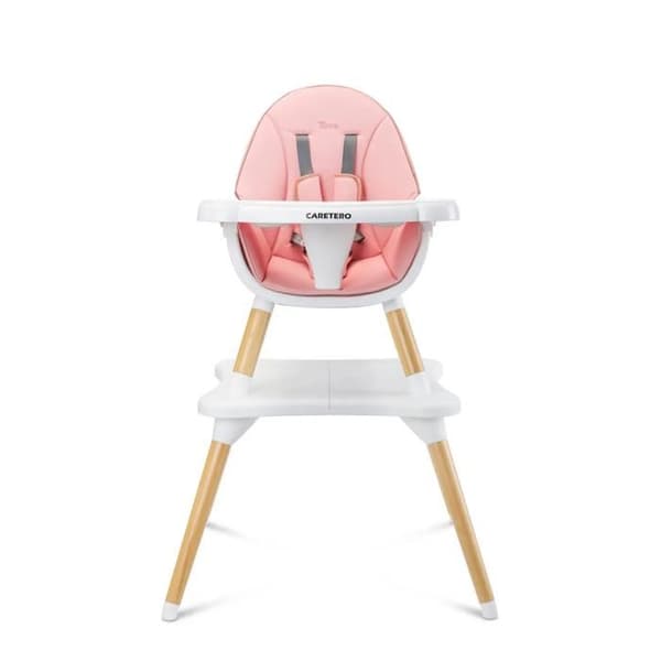 Hög stol Caretero Tuva rosa