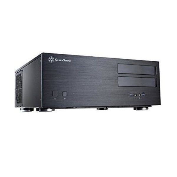 SST-GD08B, svart HTPC-fodral, detaljhandel