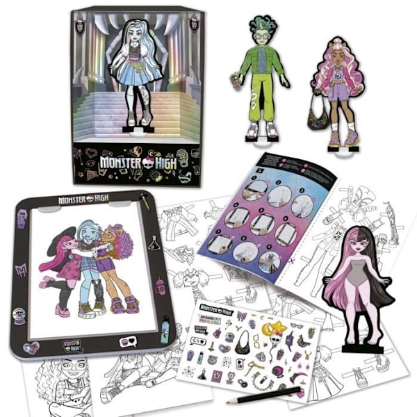 Modespel - EDUCA - Modedesigner Monster High Svart