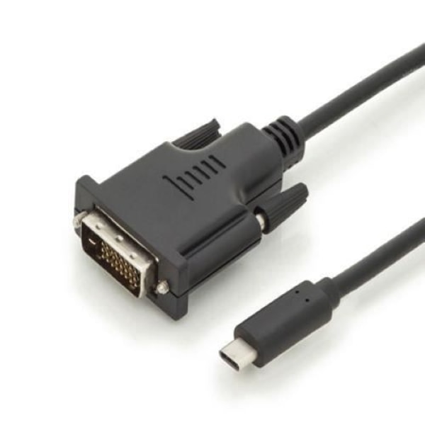 USB Typ C HAN TILL DVI KABEL (24+1) HAN 2M (1080 60Hz)