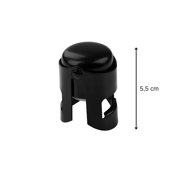 Champagneflaskpropp Fackelmann Spectre ref. 49763 Svart