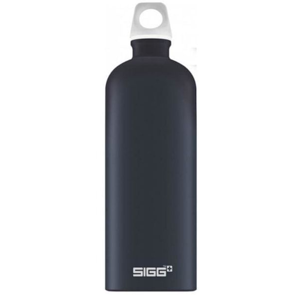 Flaska - Sigg - Lucid - Aluminium - 1 liter - Svart - 25,7 cm Svart